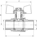 Кран шаровый Koer 1/2" ШШБ KR.219 (KR0095)