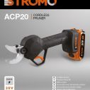 Аккумуляторный секатор Stromo acp 20