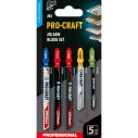 Набор пильных полотен для лобзика Procraft JB5