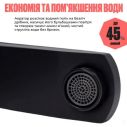Смеситель для раковины Lidz Kubis 001F (k35) LDKUB001FBLA43376 Black