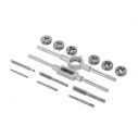 Набор плашек M3-M10 и метчиков M3-M10, 14ед INTERTOOL SD-8024