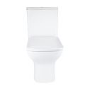 Унитаз напольный Qtap Aries Rimless безободковый с сиденьем Soft-close WHITE QT03228302W