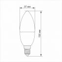 LED лампа TITANUM C37 6W E14 4100K