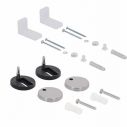 Унитаз напольный  Crow Rimless с сиденьем Slim Duroplast/Soft-close 640х360х835 мм White QT05222170W
