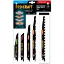 Набор пильных полотен для сабельной пилы Procraft SB10