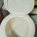 Сиденье Украина с крышкой белая для УНИТАЗА Ушастик (40х37см.) 