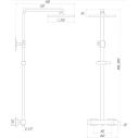 Душевая система Globus Lux Termostatic Q GLM-0040T