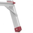 Стремянка алюминиевая двусторонняя 5 ступени, высота 1094 мм INTERTOOL LT-1105