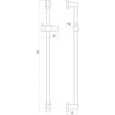 Душевая стойка TOPAZ ODISS TO-18107-BB