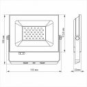 Прожектор TITANUM TLF306 30 W 220 V Черный (32758)