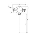Хомут Forte 1", с металлической шпилькой (d32 36 мм) SF10025 Thermo Alliance