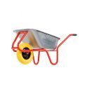 Тачка строительно-садовая  (PU4х8) D-3 100л, 200кг DETEX